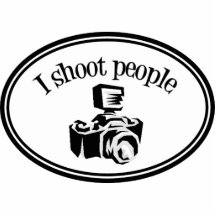 Ich schieße Kamera B&W des Leute-die Retro Fotogra Photoausschnitt