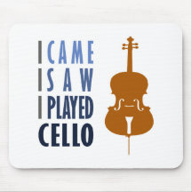 Ich spiele Cello Mousepad