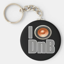 ICH SPIELE DnB Trommel- und Baßmusikhemden und -ga Schlüsselbänder