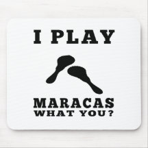 Ich spiele Maracas Mauspads