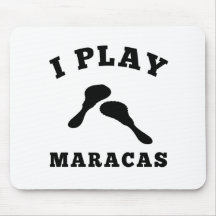 Ich spiele Maracas Mousepads