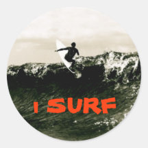 ICH SURFE AUFKLEBER