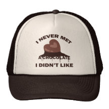 ICH TRAF NIE EINE SCHOKOLADE, DIE ICH NICHT MOCHTE RETRO CAP