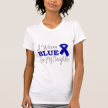Ich trage Blau für meine Tochter (blaues Band) Tshirt