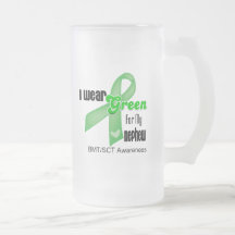 Ich trage ein grünes Band für meinen Neffeen BMT/S Kaffee Tasse