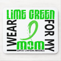 Ich trage Limones Grün für mein Lymphom der Mamma- Mousepad
