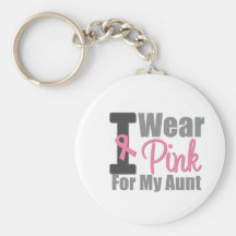 Ich trage rosa Band für meine Tante Schlüsselbänder