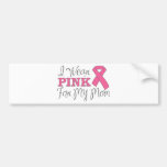 Ich trage Rosa für meine Mamma (rosa Band-Version  Autosticker