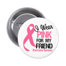 Ich trage Rosa für meinen Freund Anstecknadelbuttons