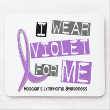 Ich trage Veilchen für mich Morbus Hodgkin Mousepad