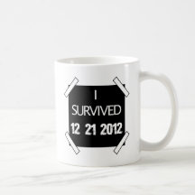 ICH ÜBERLEBTE 12.21.2012! KAFFEE TASSEN