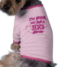 Ich werde eine große Schwester-Haustier-Kleidung s Haustiershirts
