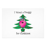 Ich will einen Froggy für Weihnachten Individuelle Ankündigungen