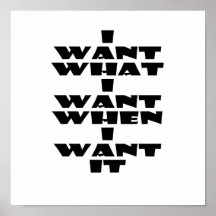 ich will es Plakat