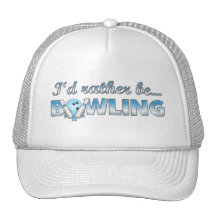 Ich würde eher der BOWLING sein (blau) Baseballcap