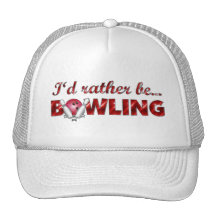 Ich würde eher der BOWLING sein (rot) Kult Cap