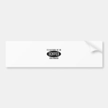 Ich würde eher in Denver, Colorado sein Autosticker