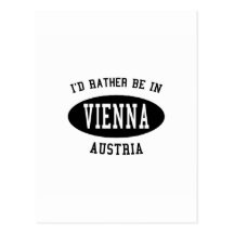 Ich würde eher in Wien sein Postkarte