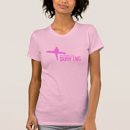 Ich würde vielmehr Rosa SURFEN Hemd