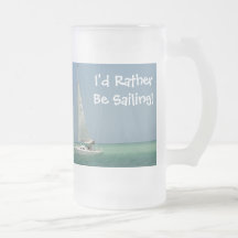 Ich würde vielmehr segeln! kaffee haferl
