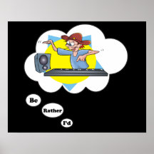 ich würde vielmehr synthesizer 2 spielen plakatdruck