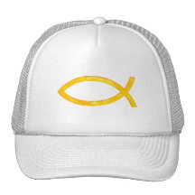 Ichthus - christliches Fisch-Symbol Baseball Kappe