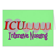 ICU INTENSIVE Krankenpflege-einzigartige Geschenke Grußkarten