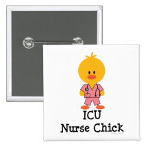 ICU Krankenschwester-Küken-Knopf Anstecknadel