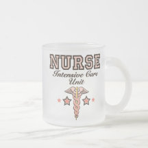 ICU Krankenschwestercaduceus-mattierter Becher Tee Tassen