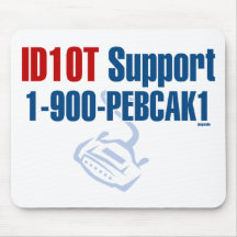 ID10T Unterstützung Mousepads