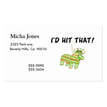 I'd Hit That Pinata Business Card