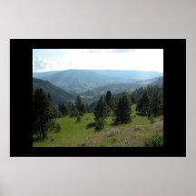 Idaho-Gebirgslandschaft Posterdruck