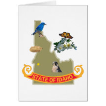 Idaho Grußkarte