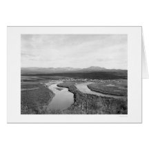 Iditarod, Alaska Birdseye 1914 Grußkarten