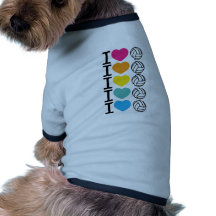 iheartvolleyball hundetshirt