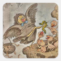 Ihr Babys füttern Würmer Sticker
