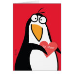 IHRE PERSÖNLICHEN PINGUIN Valentinsgrüße durch Boy Grußkarte