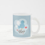 Ihrs zusammenbringen Liebe-Vogel-mattierter Becher Tee Haferl