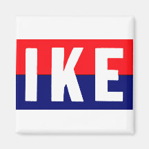 Ike 1953 für Präsidenten Magnets