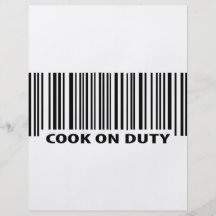 Ikone des Kochs im Dienst Flyer
