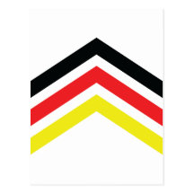 Ikone Deutschland Flagge Postkarte