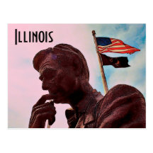 Illinois-Postkarte