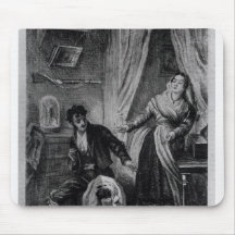 Illustration von Colomba erweitern vorbei sich Mer Mousepad