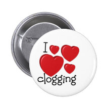 Iloveclogging Anstecknadelbutton