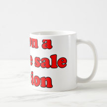Im auf einer Ramschverkauf-Dienstreise T Kaffeetasse
