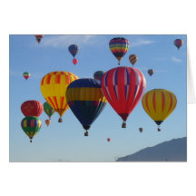 Im Ballon aufsteigen Karte