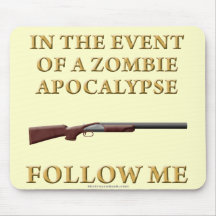 Im Falle einer Zombie-Apokalypse Mousepad
