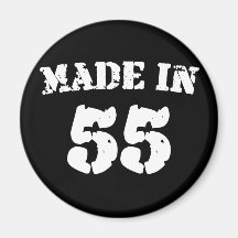 Im Jahre 1955 gemacht Kühlschrankmagnet