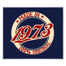 Im Jahre 1973 gemacht Photodrucke
