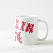 Im Jahre 1974 gemacht Kaffeetasse